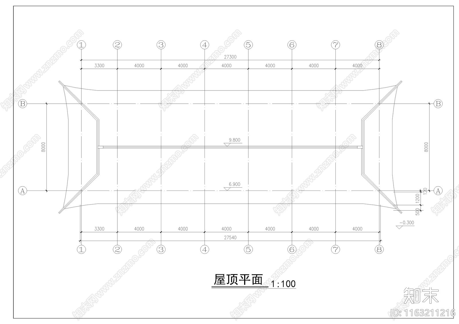 其他古建cad施工图下载【ID:1163211216】