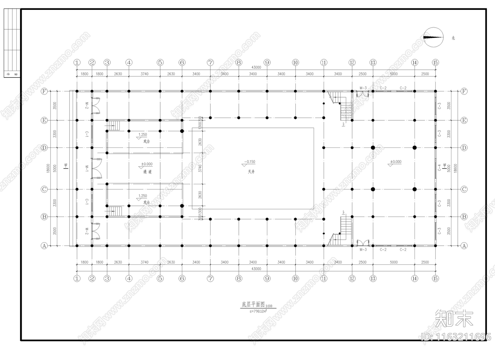 其他古建cad施工图下载【ID:1163211696】