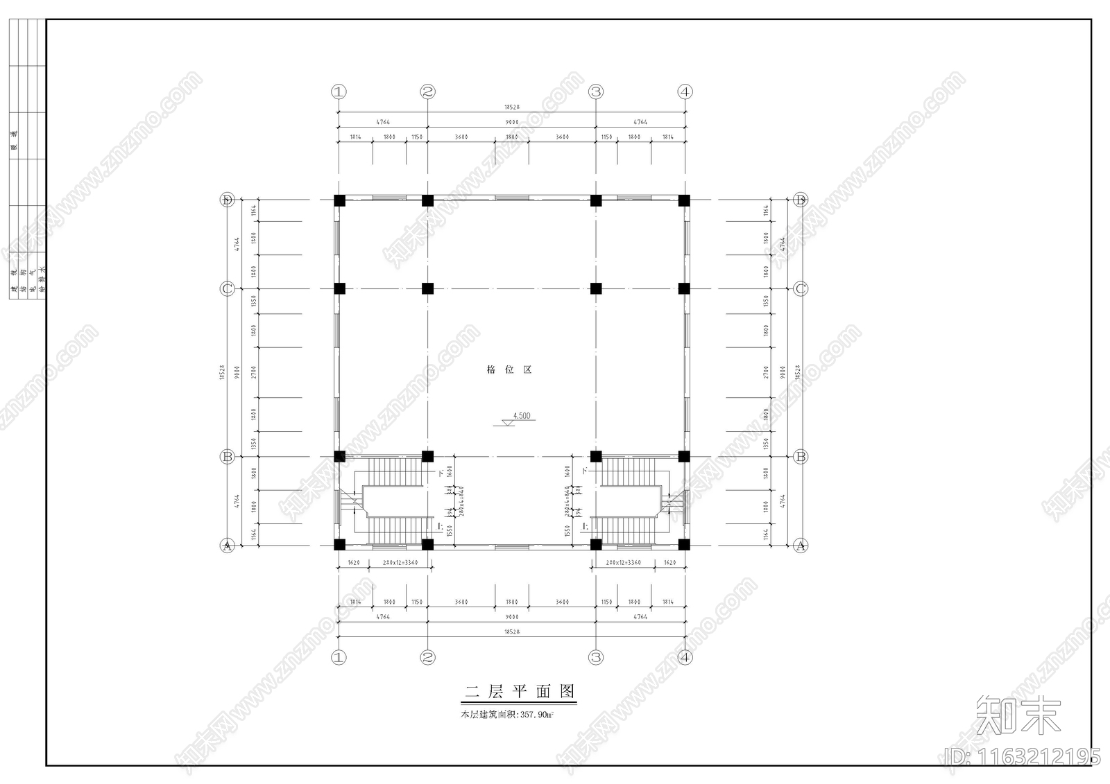 其他古建cad施工图下载【ID:1163212195】