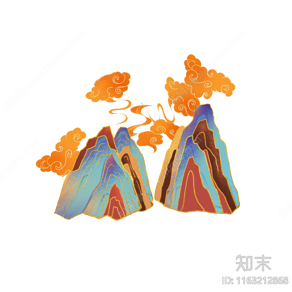 元素设计素材精品下载_知末网