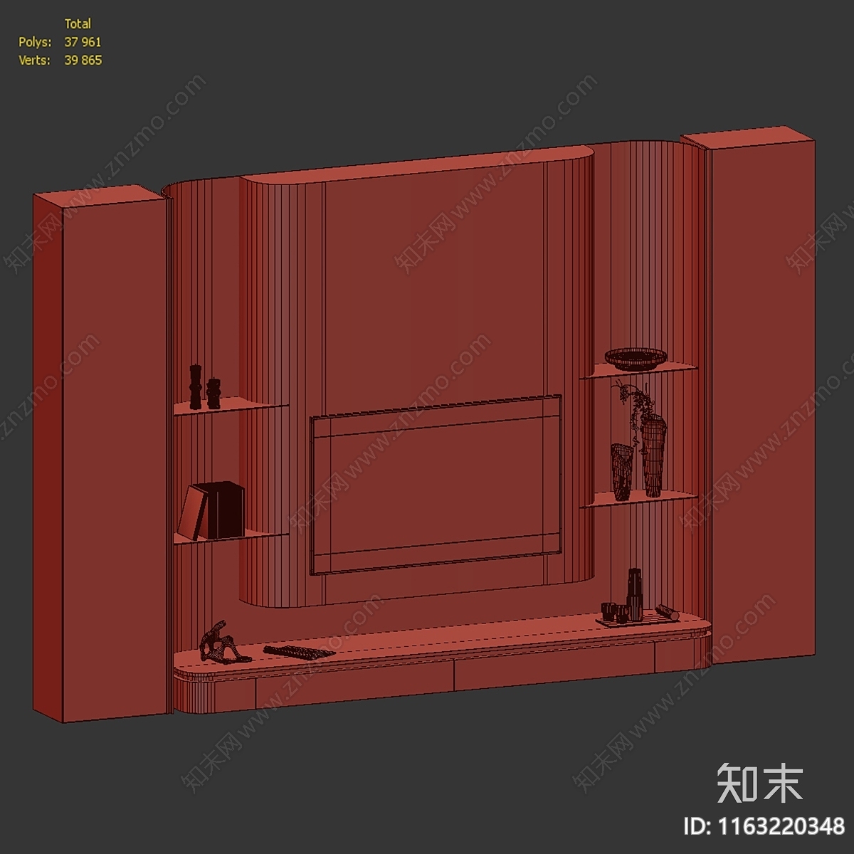 现代轻奢家居客厅3D模型下载【ID:1163220348】