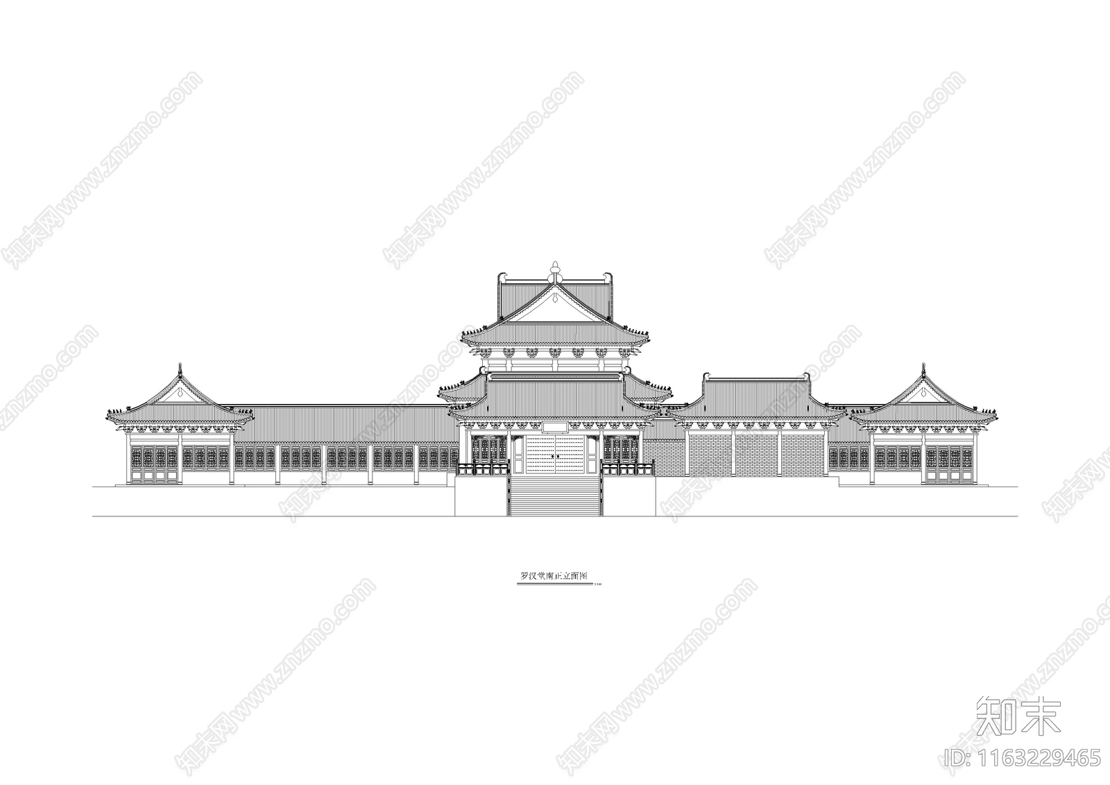 其他古建cad施工图下载【ID:1163229465】