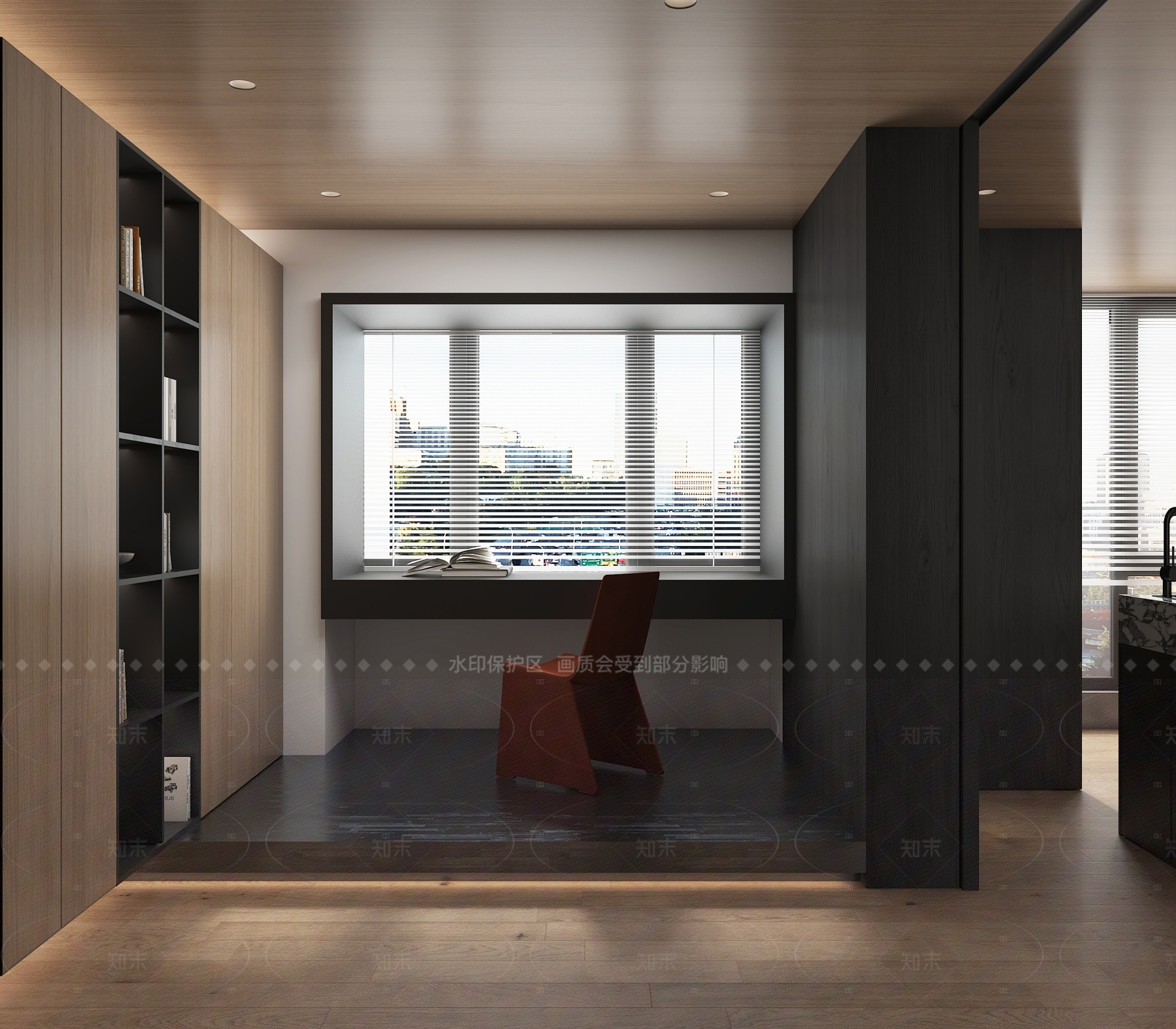 现代开放式厨房3D模型下载【ID:1214623062】