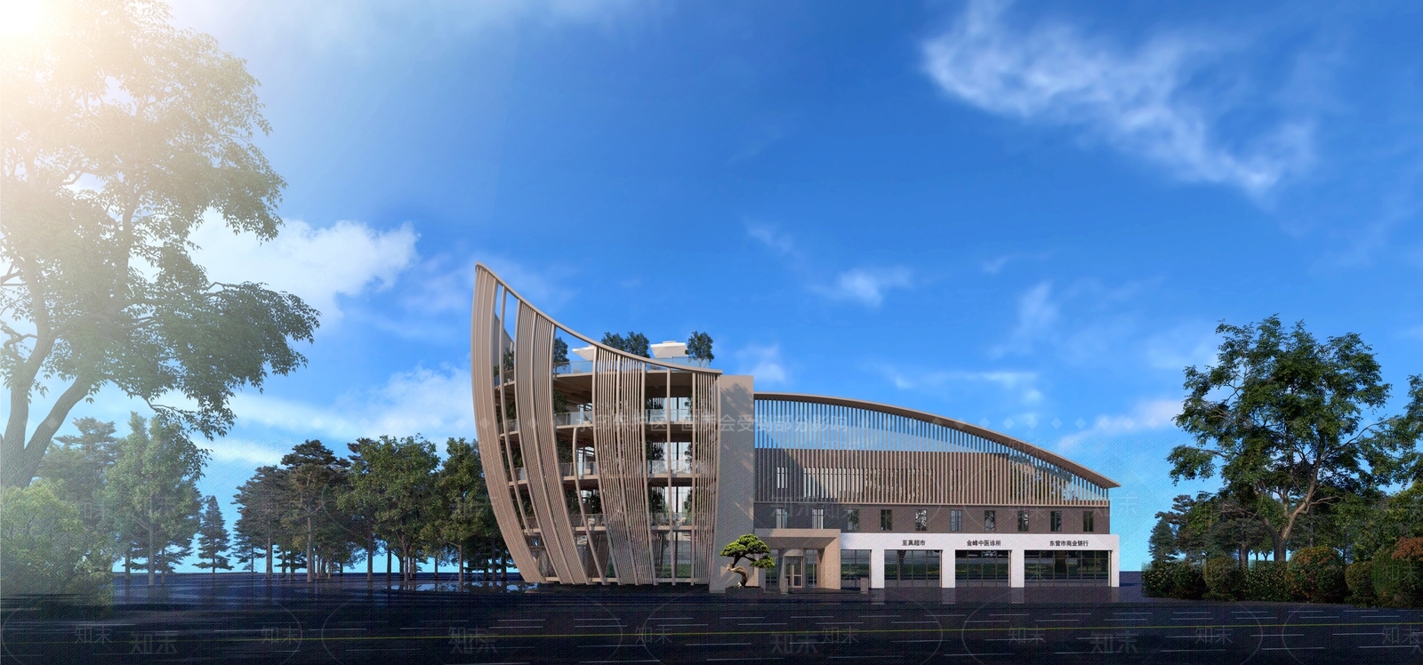 新中式现代中餐厅3D模型下载【ID:1163245565】