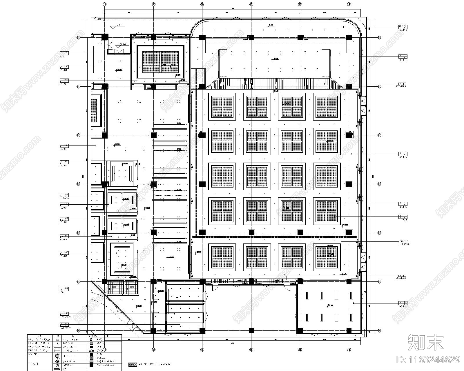 现代报告厅施工图下载【ID:1163244629】