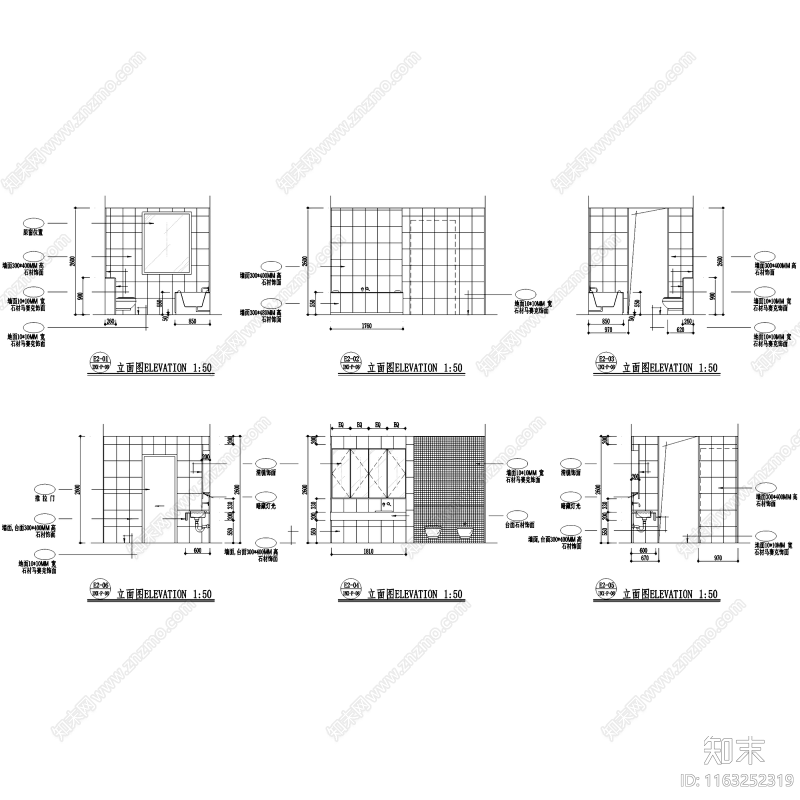 现代简约二层复式跃层室内家装cad施工图下载【ID:1163252319】