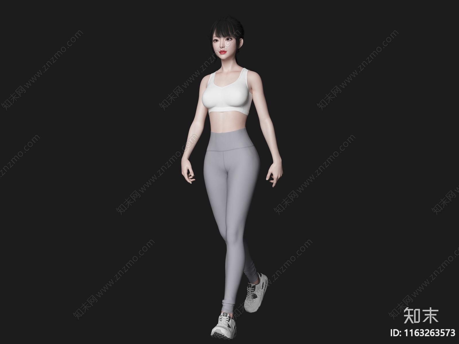 女人SU模型下载【ID:1163263573】