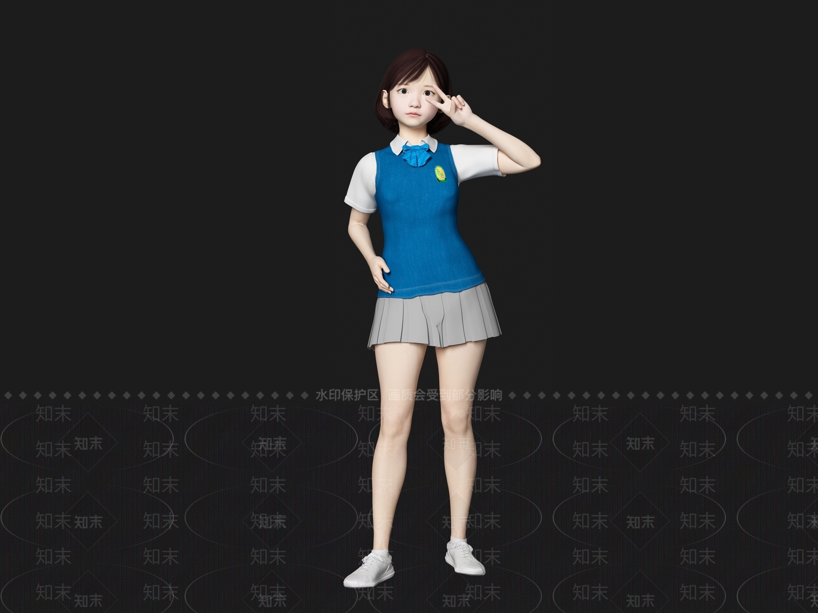 女人SU模型下载【ID:1163268593】