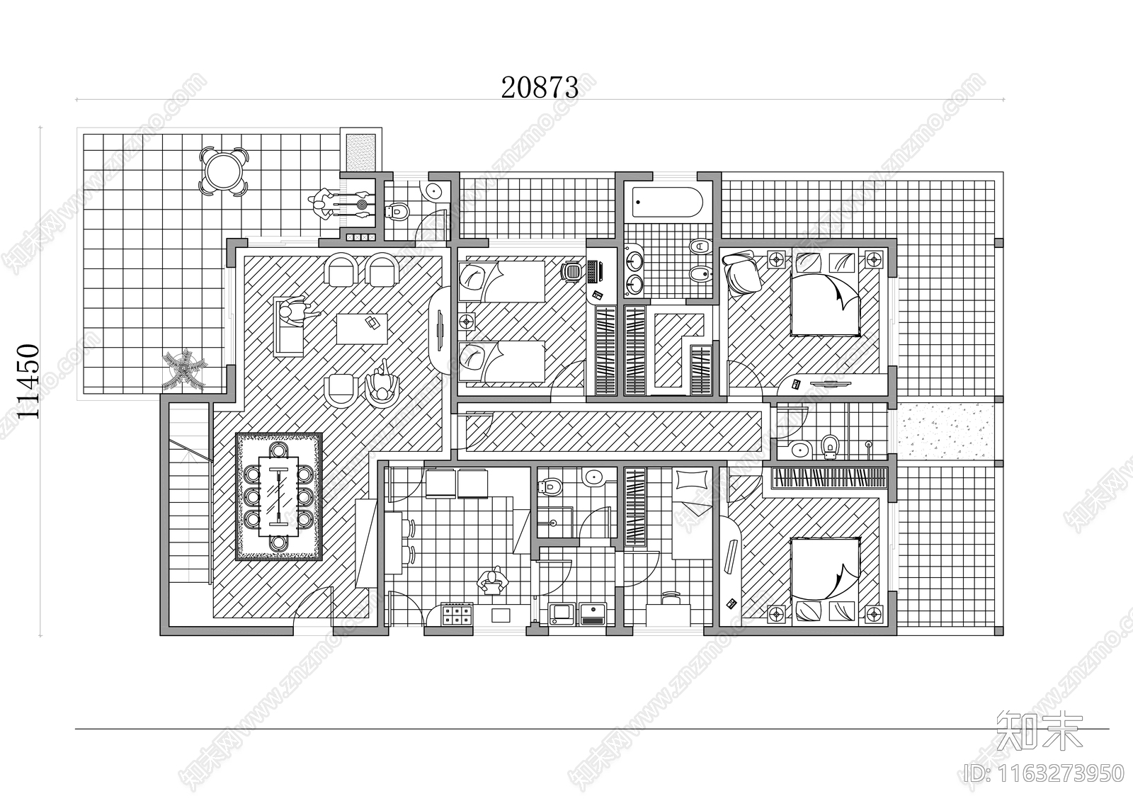 户型优化施工图下载【ID:1163273950】