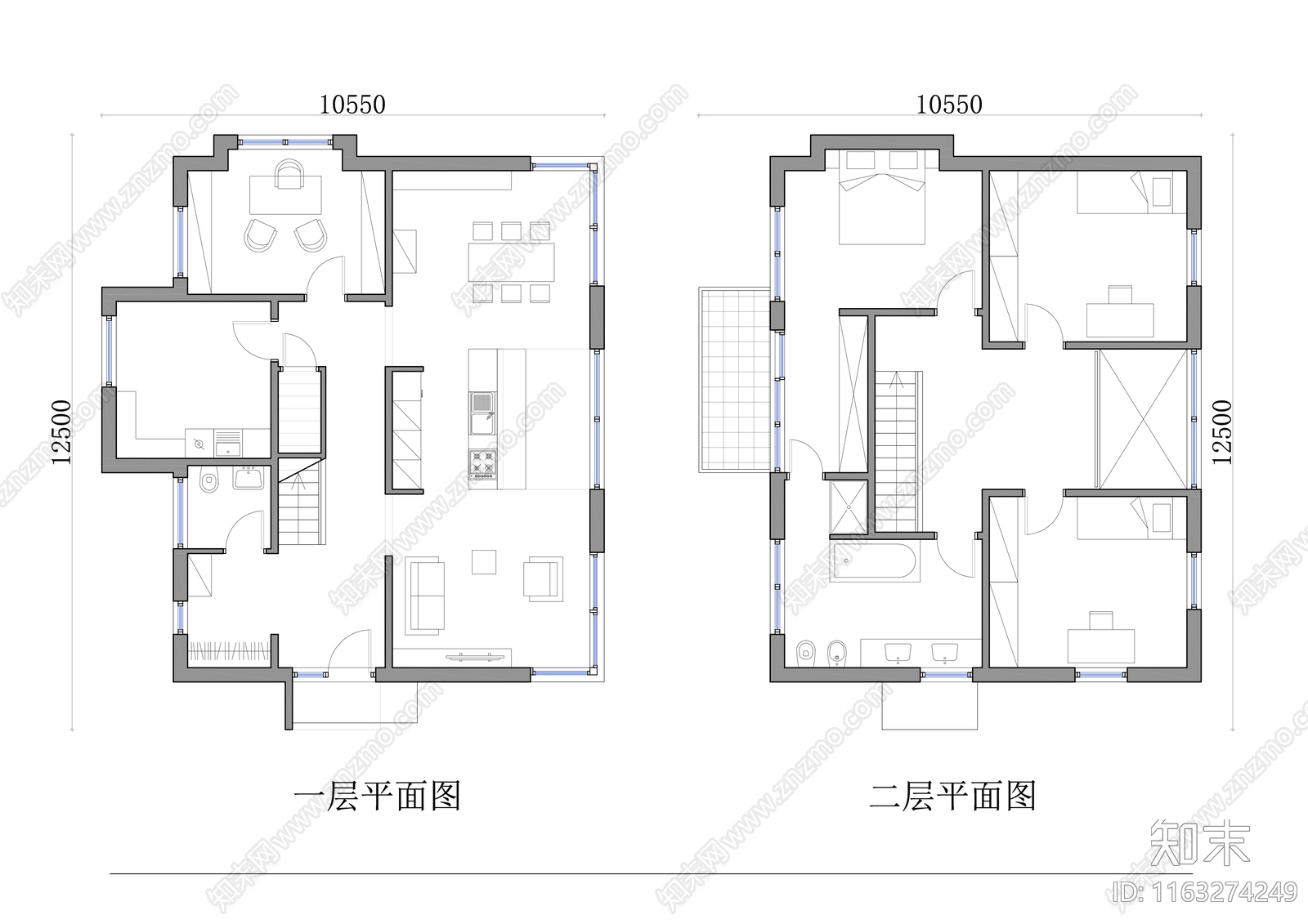 户型优化cad施工图下载【ID:1163274249】