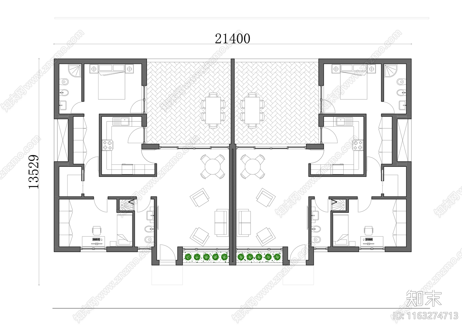 户型优化cad施工图下载【ID:1163274713】