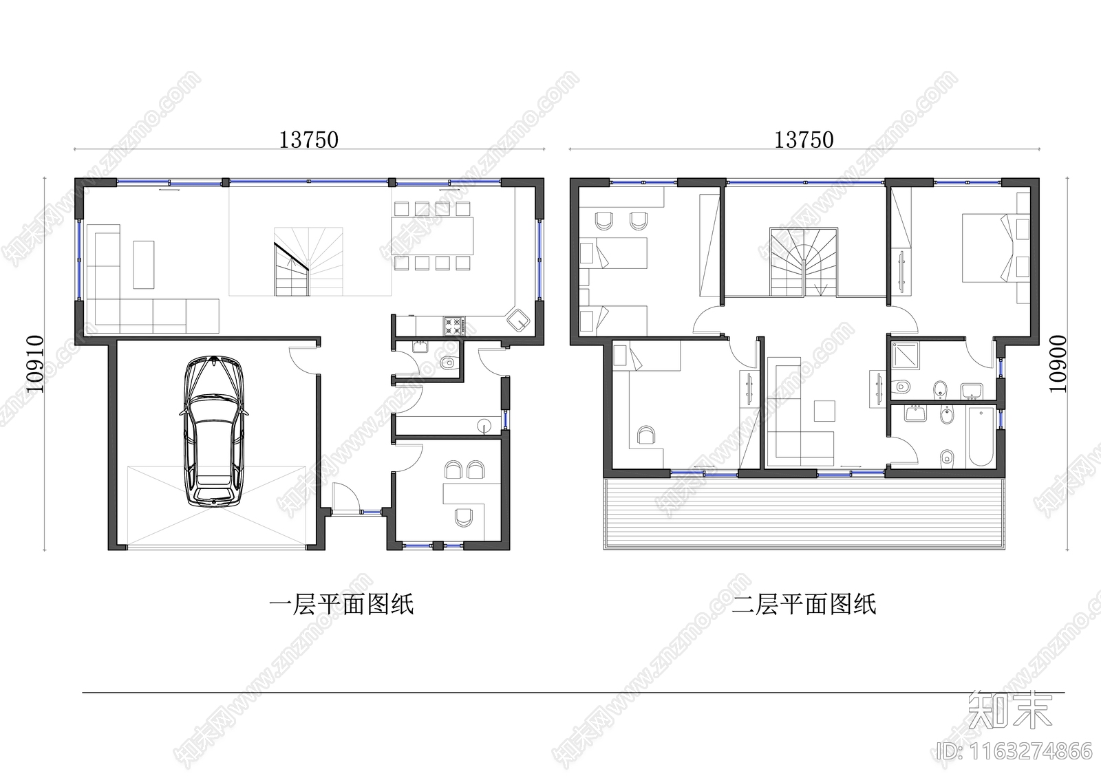 户型优化cad施工图下载【ID:1163274866】