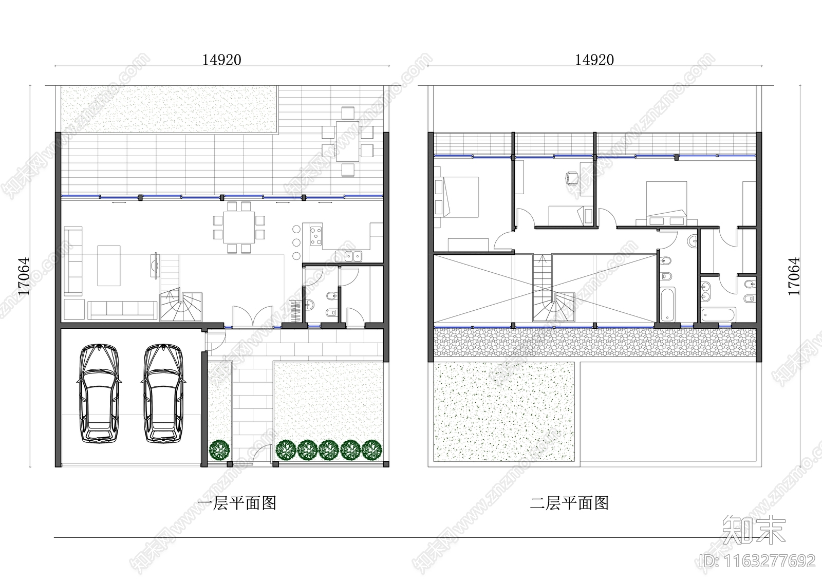 户型优化cad施工图下载【ID:1163277692】