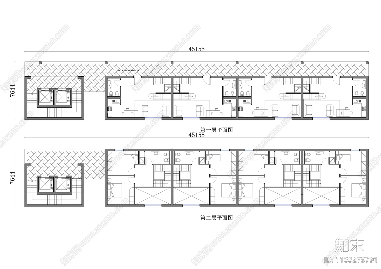 户型优化cad施工图下载【ID:1163279791】