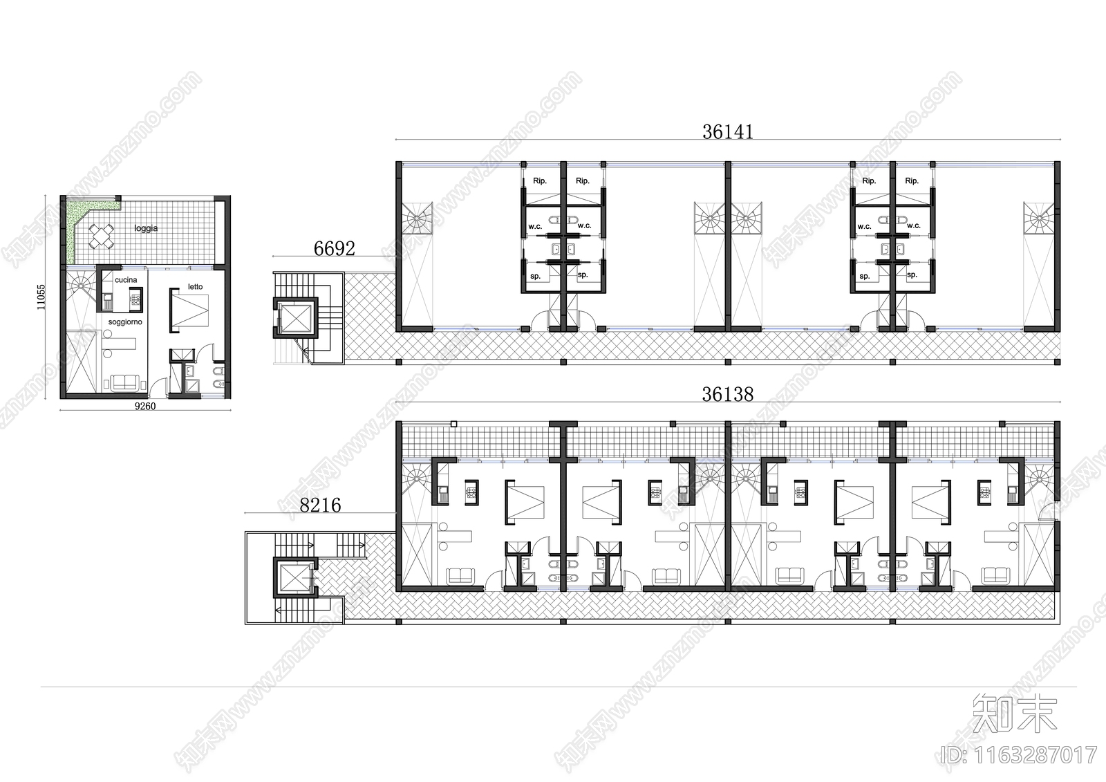 户型优化cad施工图下载【ID:1163287017】