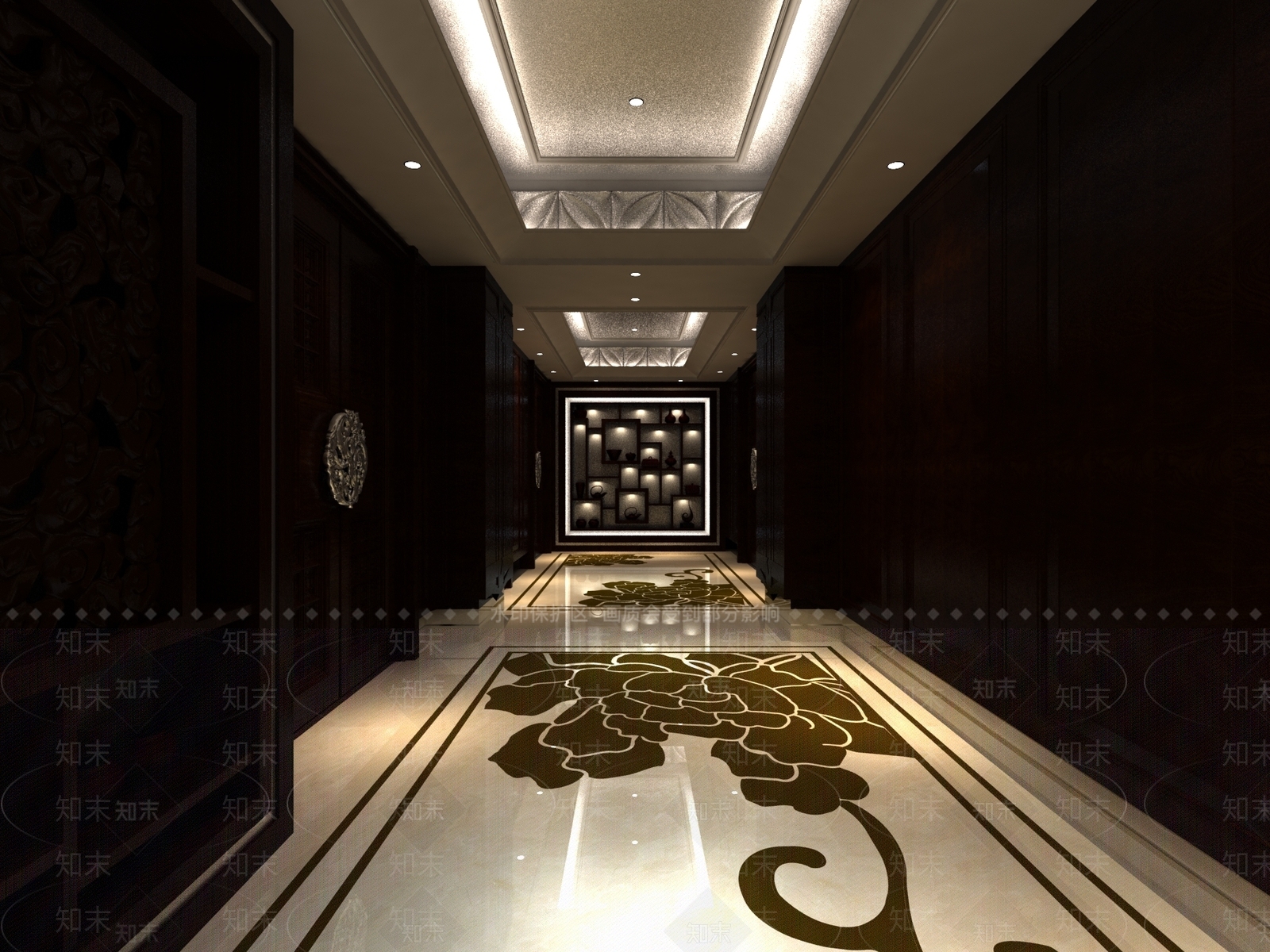 新中式其他娱乐空间3D模型下载【ID:1163305481】