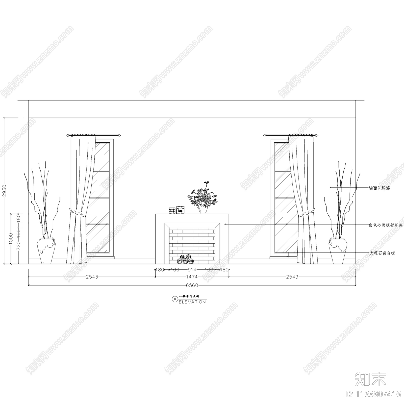 现代简欧三层别墅室内家装cad施工图下载【ID:1163307416】