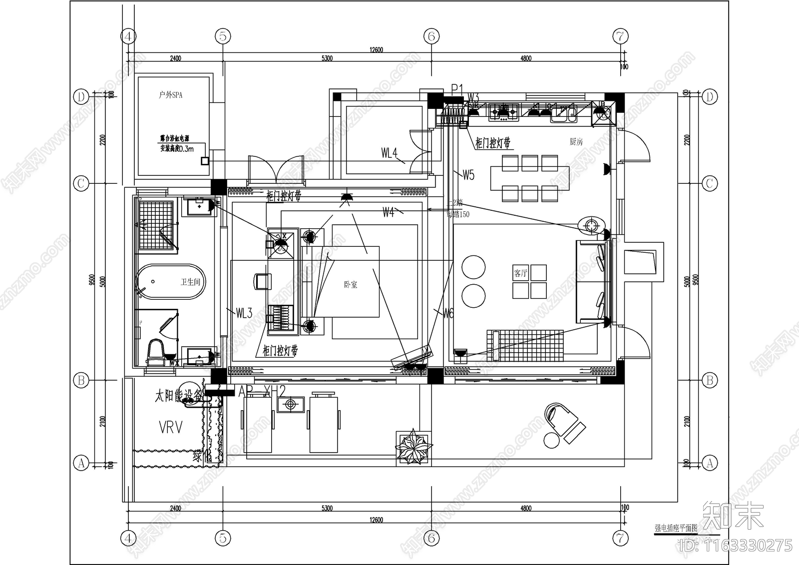 电气图cad施工图下载【ID:1163330275】