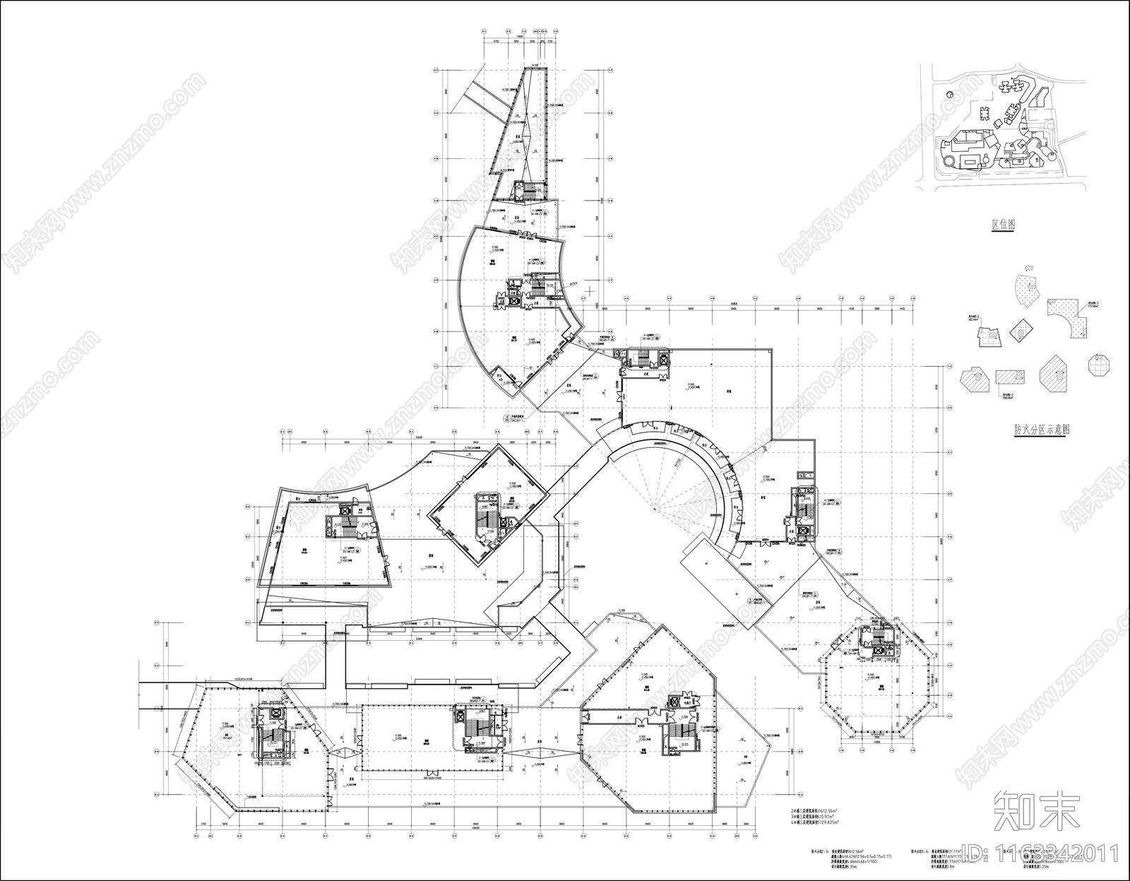 现代商业街cad施工图下载【ID:1163342011】