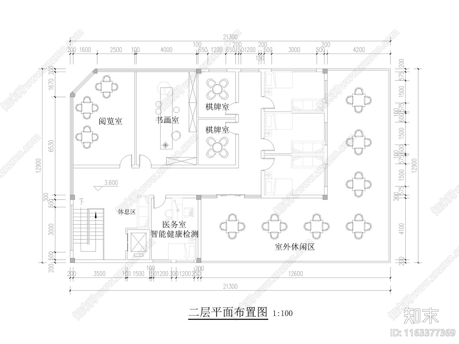 现代其他休闲娱乐空间施工图下载【ID:1163377369】