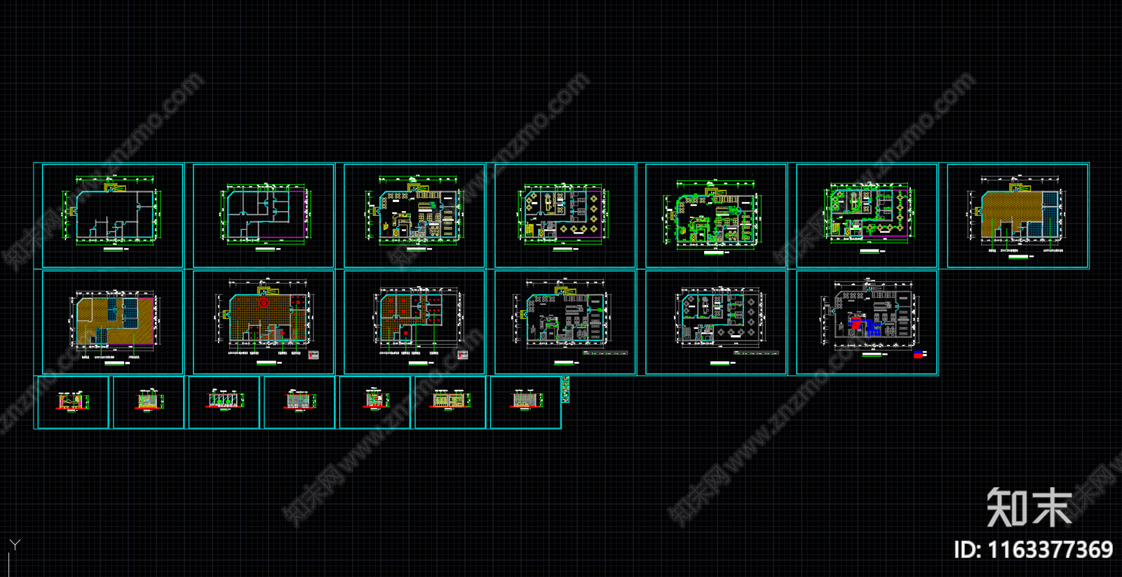 现代其他休闲娱乐空间施工图下载【ID:1163377369】