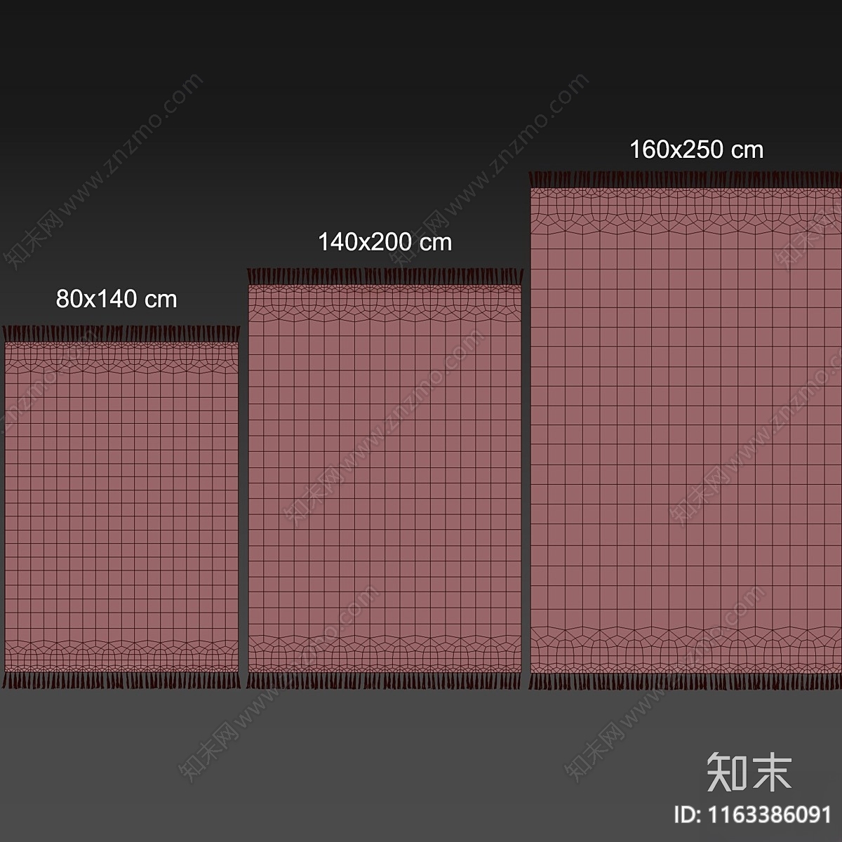 现代地毯3D模型下载【ID:1163386091】