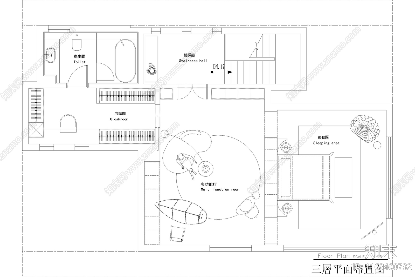 其他家装平面图施工图下载【ID:1163400732】