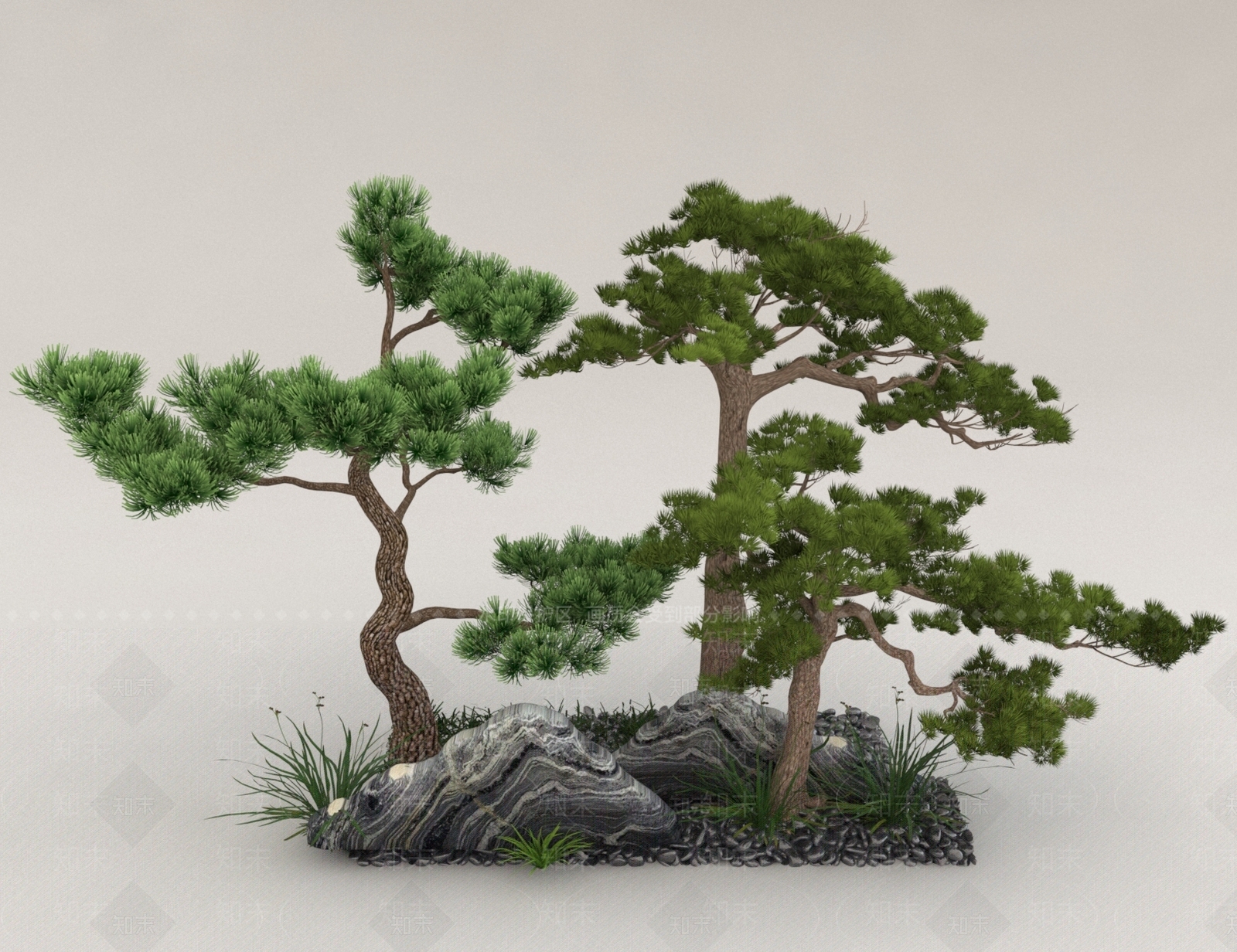 现代其他绿植3D模型下载【ID:1163416373】