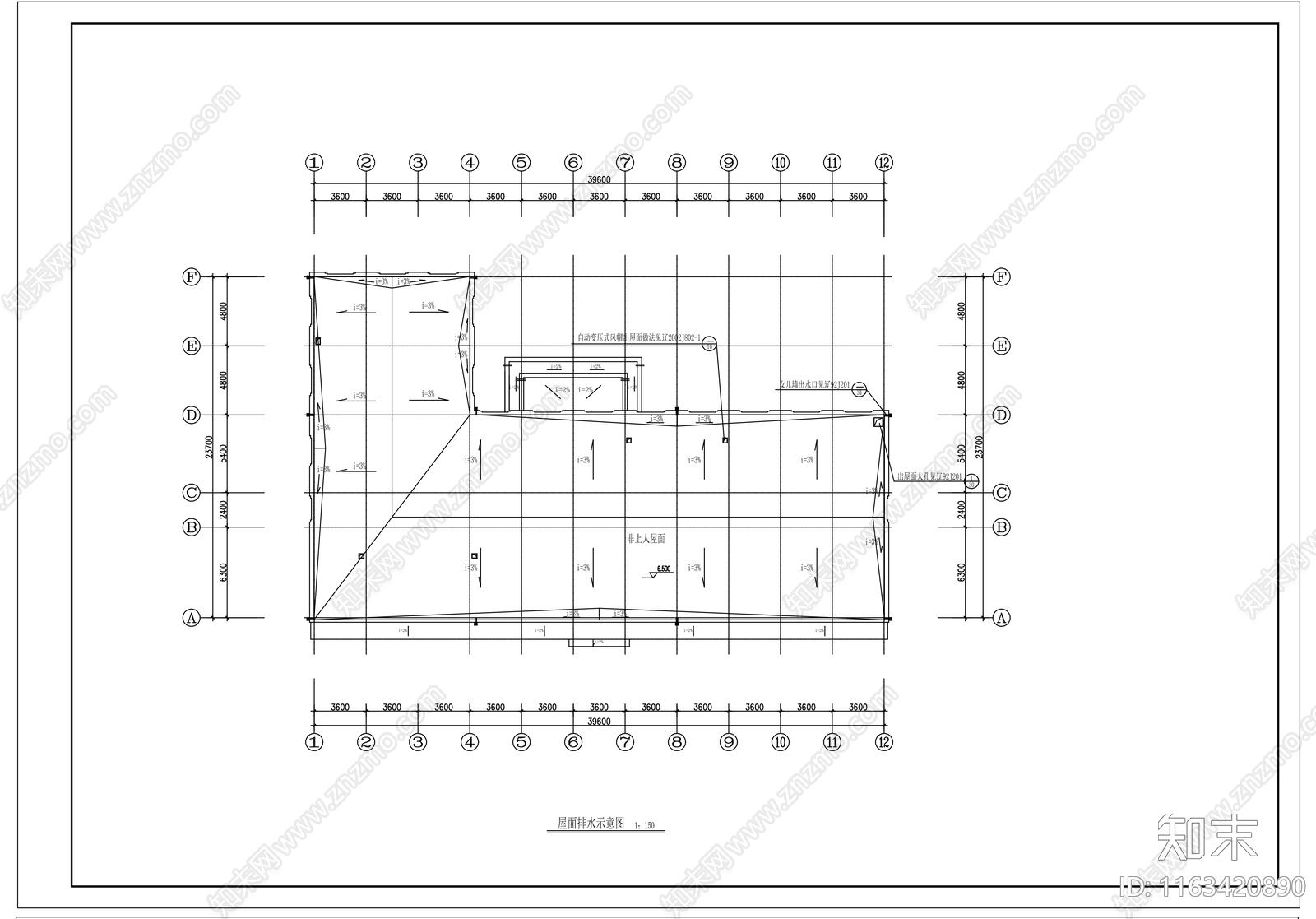 现代新中式养老院cad施工图下载【ID:1163420890】