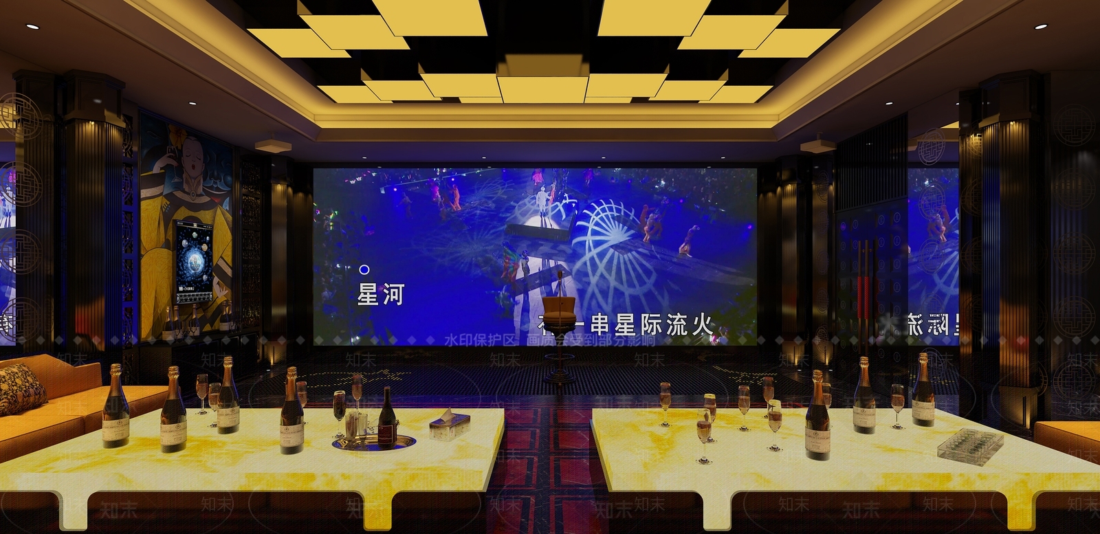 新中式中式KTV3D模型下载【ID:1163424721】