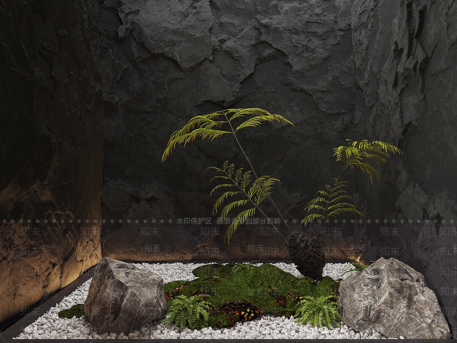 植物堆3D模型下载【ID:1163453787】