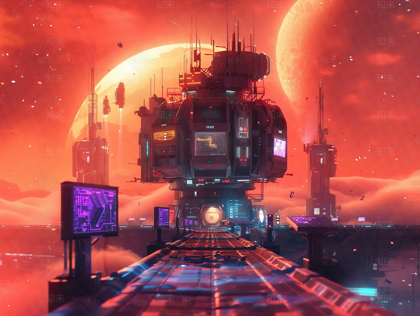 现代城市外景贴图下载【ID:1163456399】