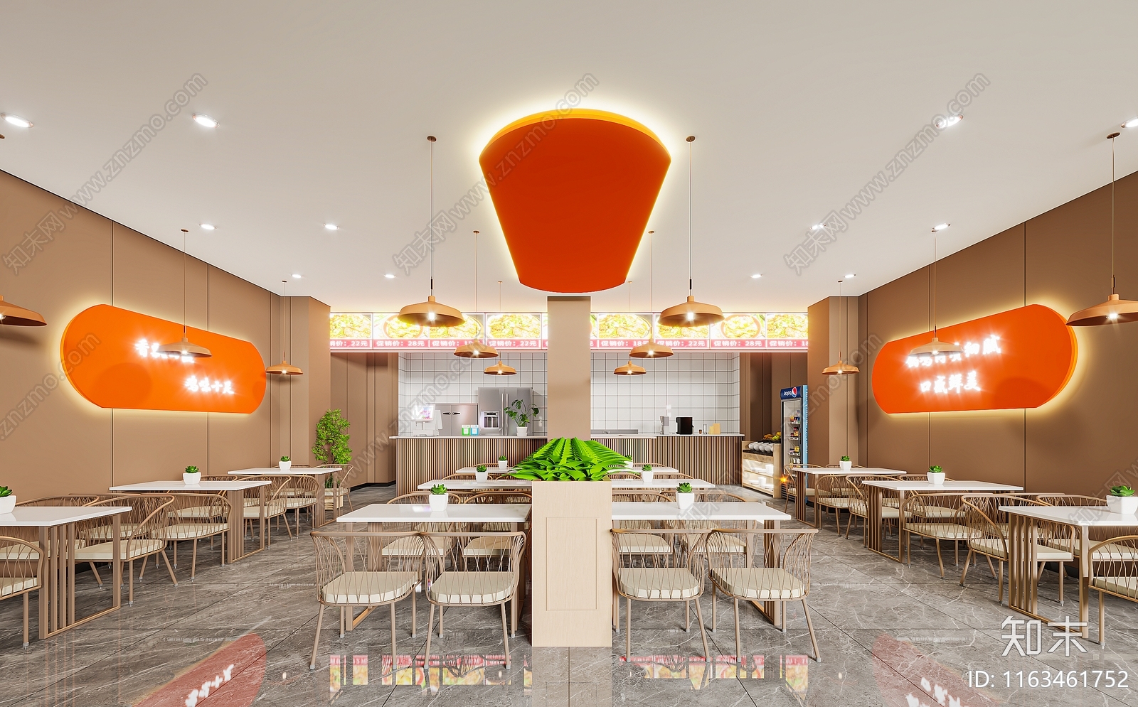 现代快餐店3D模型下载【ID:1163461752】