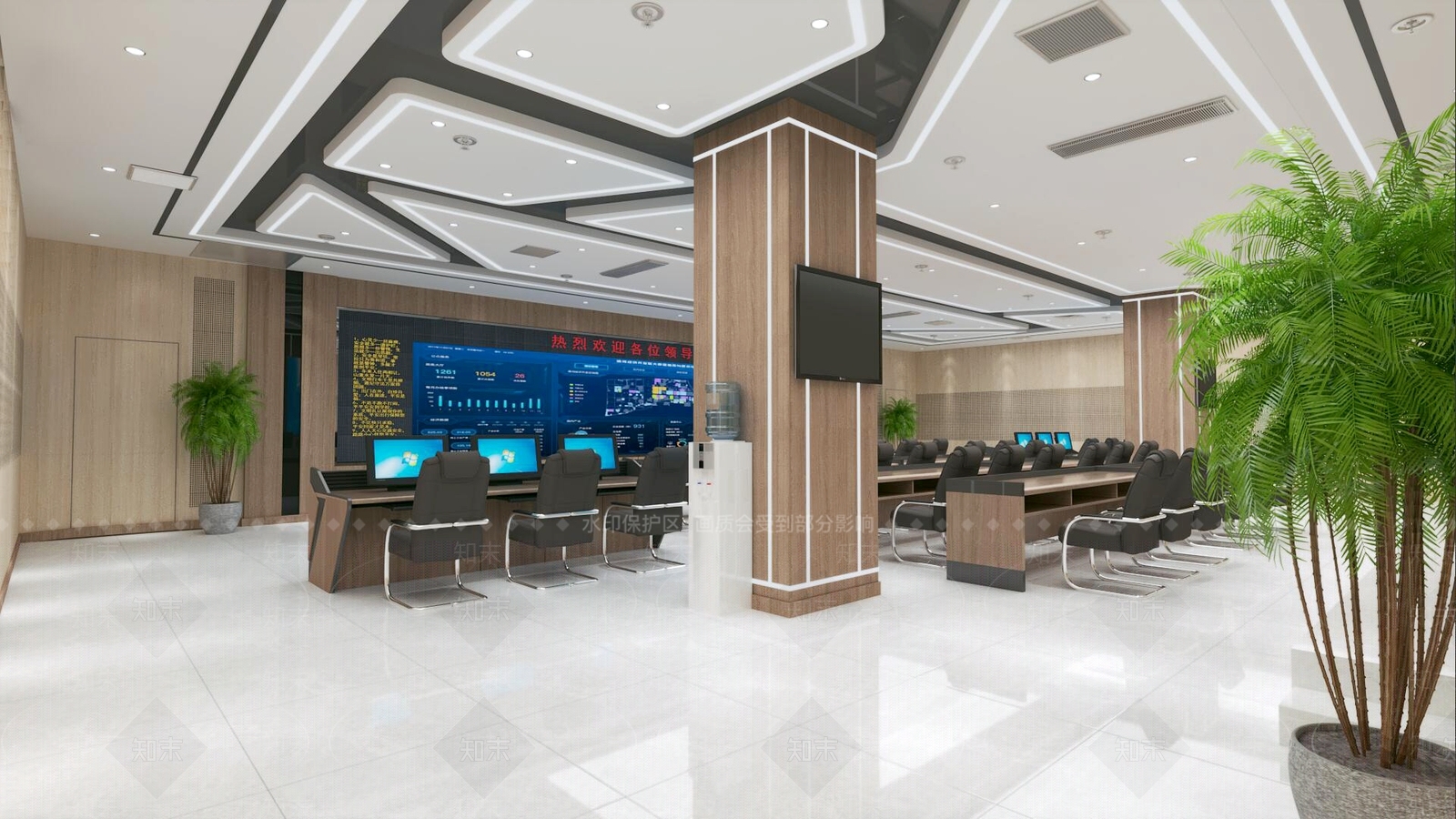 现代指挥中心3D模型下载【ID:1163465938】