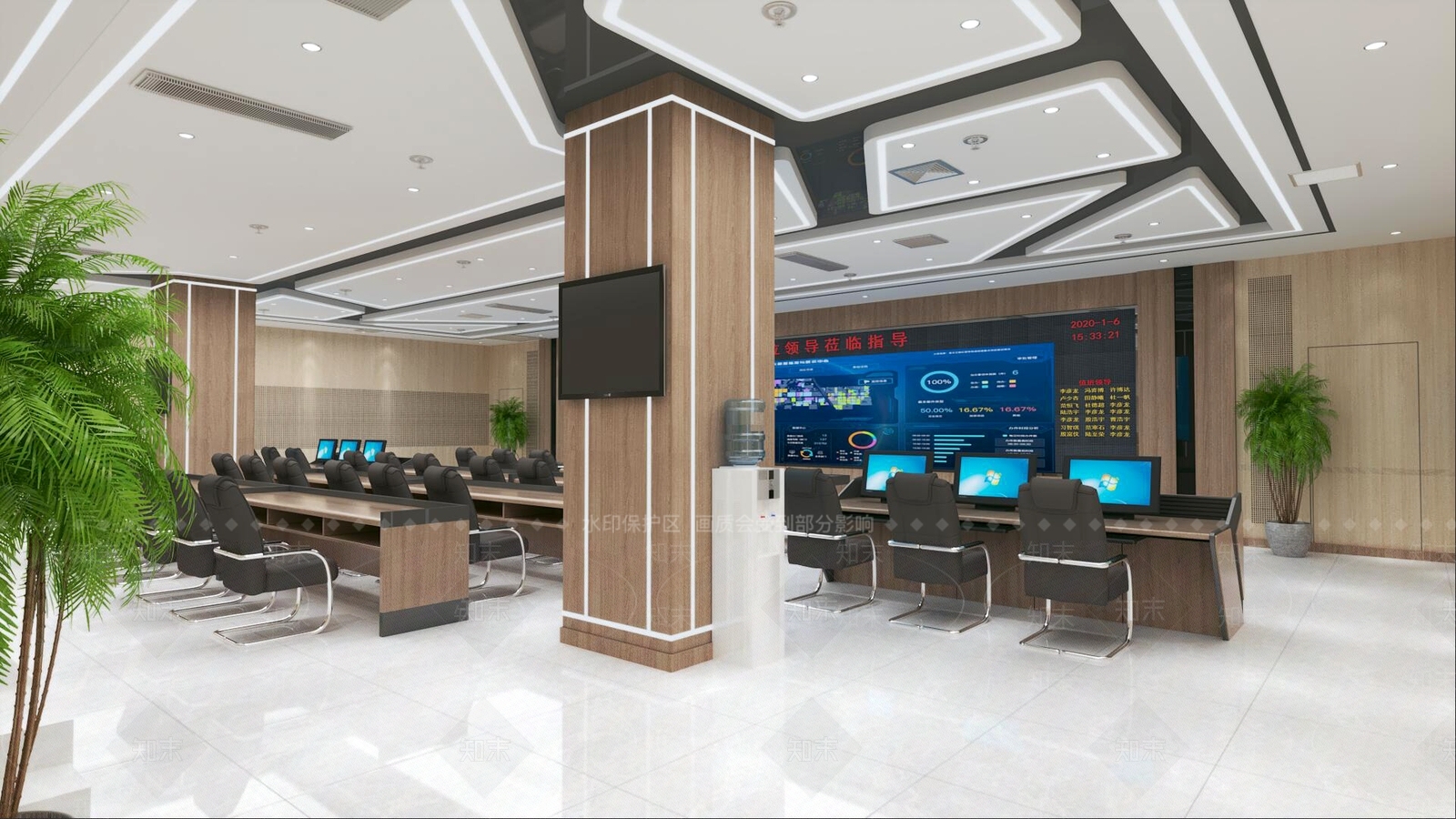 现代指挥中心3D模型下载【ID:1163465938】