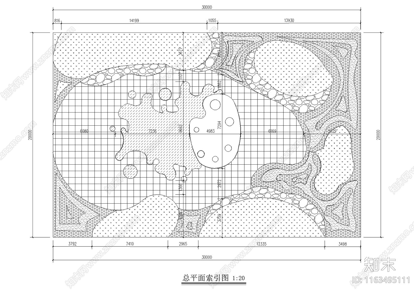 现代广场景观施工图下载【ID:1163495111】