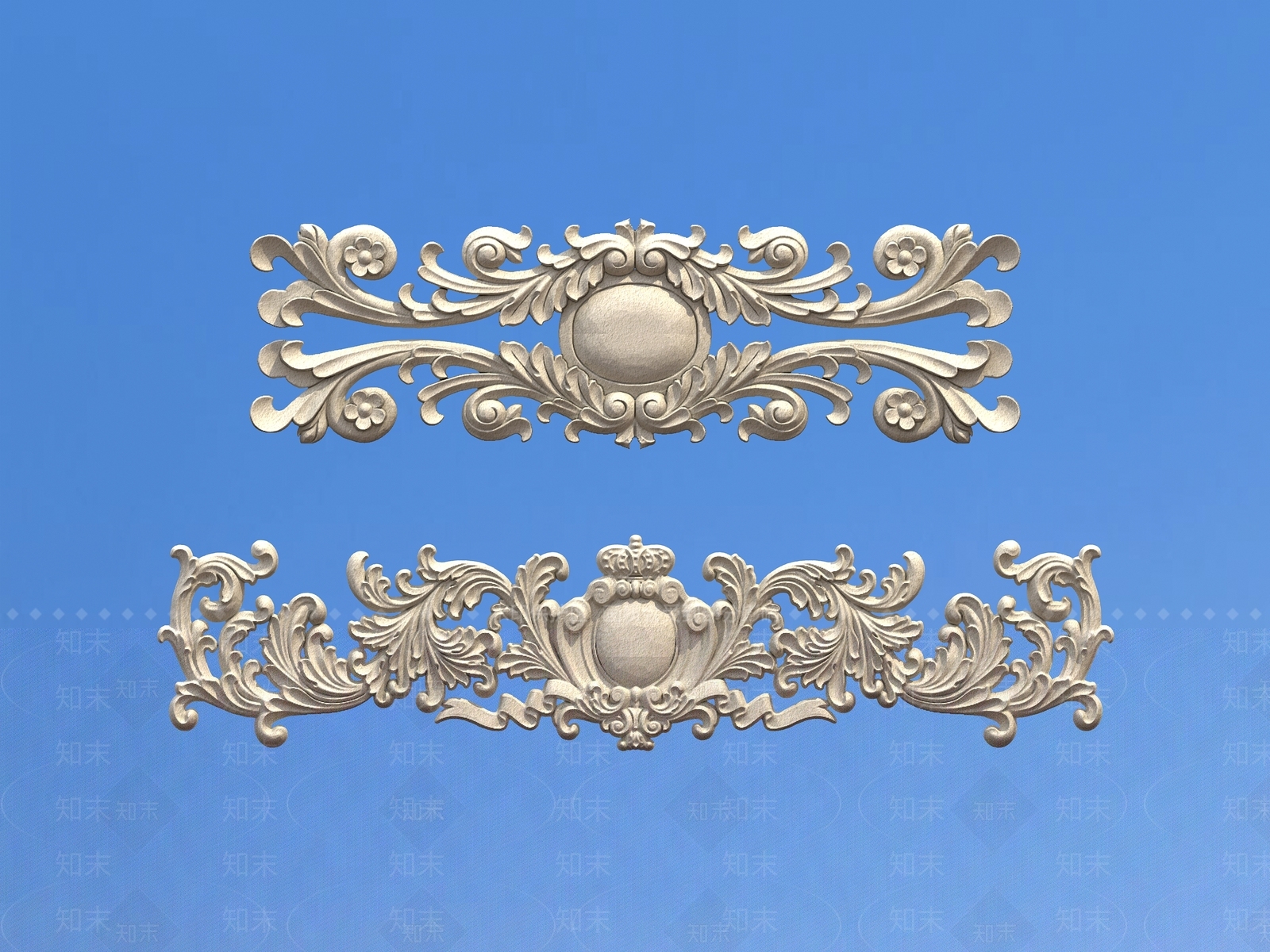 欧式雕花3D模型下载【ID:1163539302】