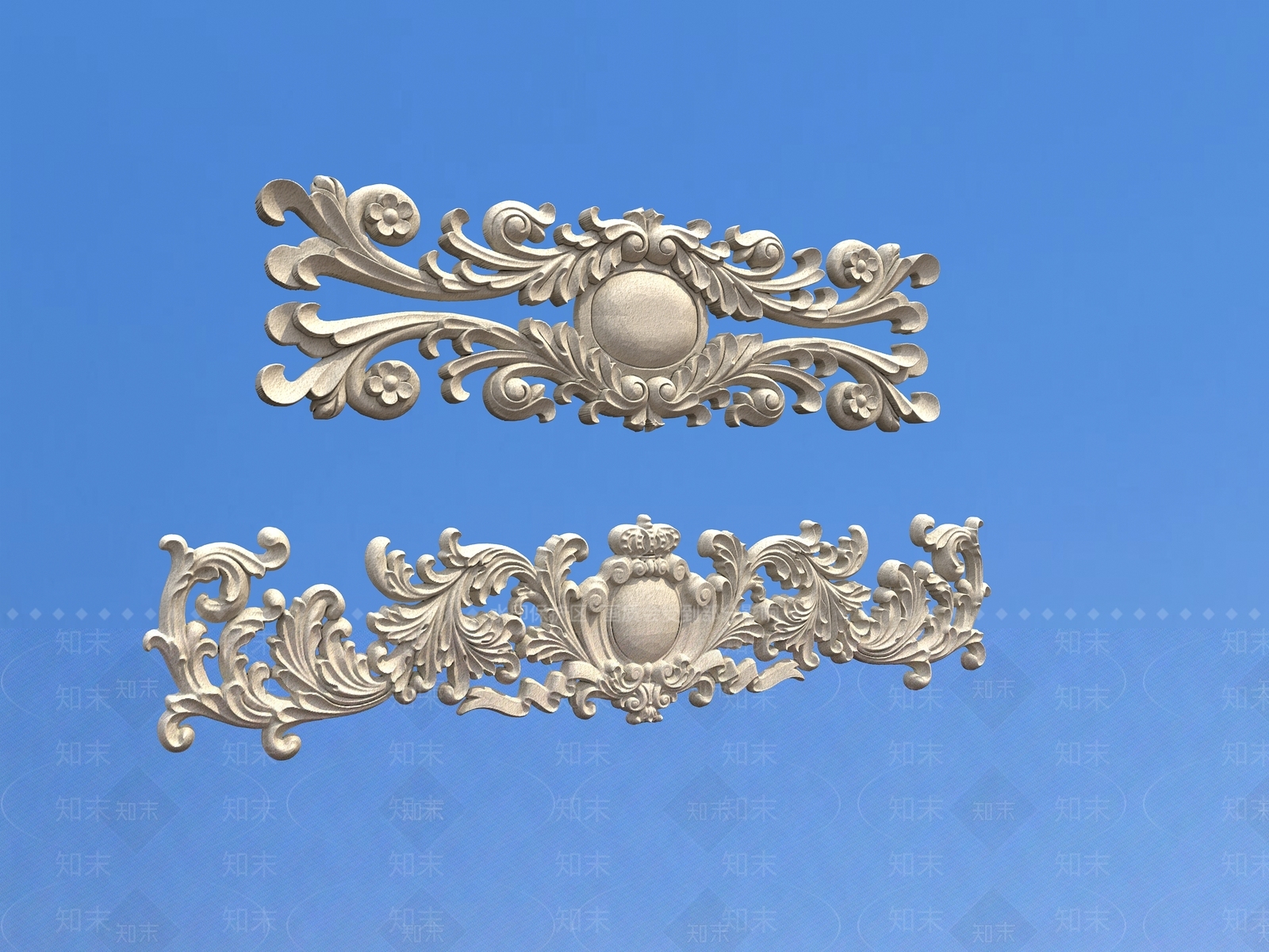 欧式雕花3D模型下载【ID:1163539302】