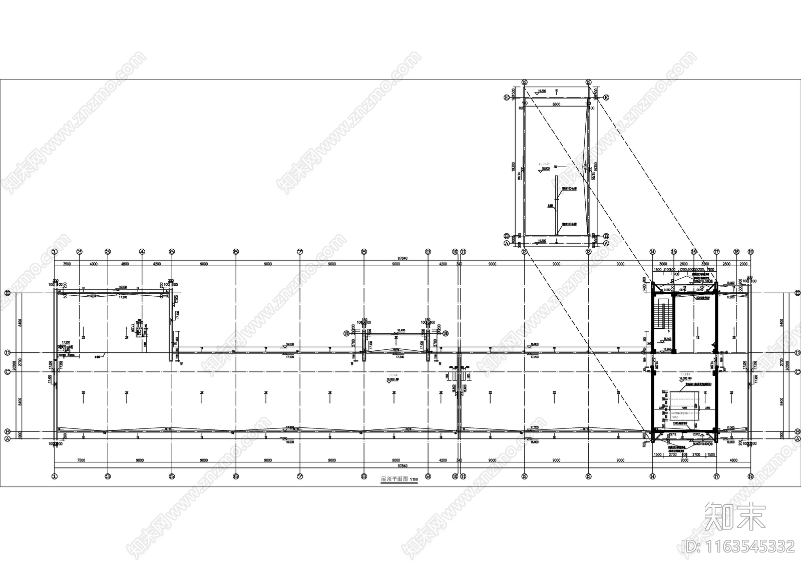 现代学校建筑cad施工图下载【ID:1163545332】