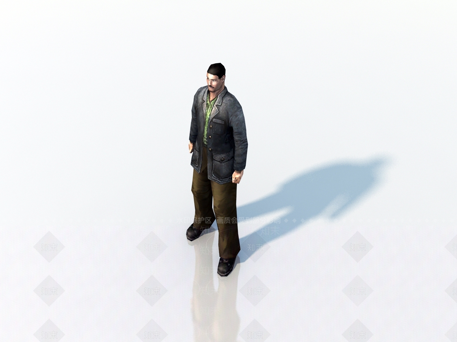 男人3D模型下载【ID:1163565089】