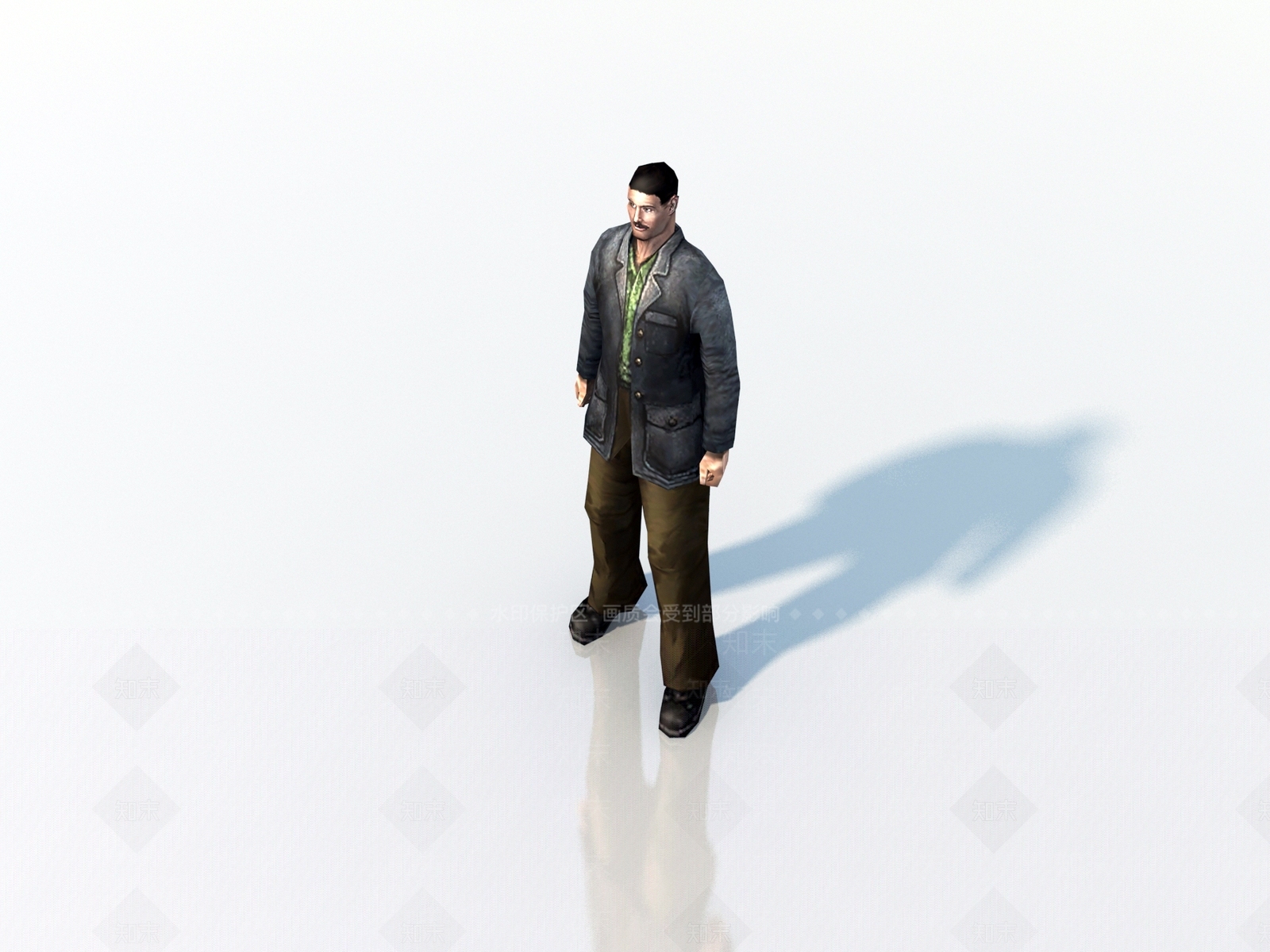 男人3D模型下载【ID:1163565872】