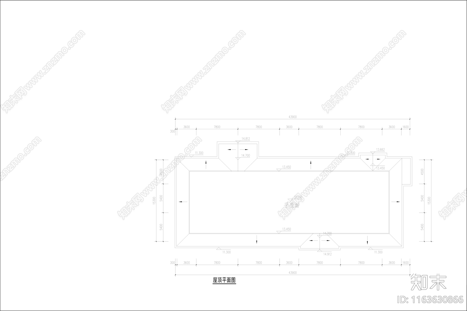 简欧幼儿园建筑cad施工图下载【ID:1163630866】