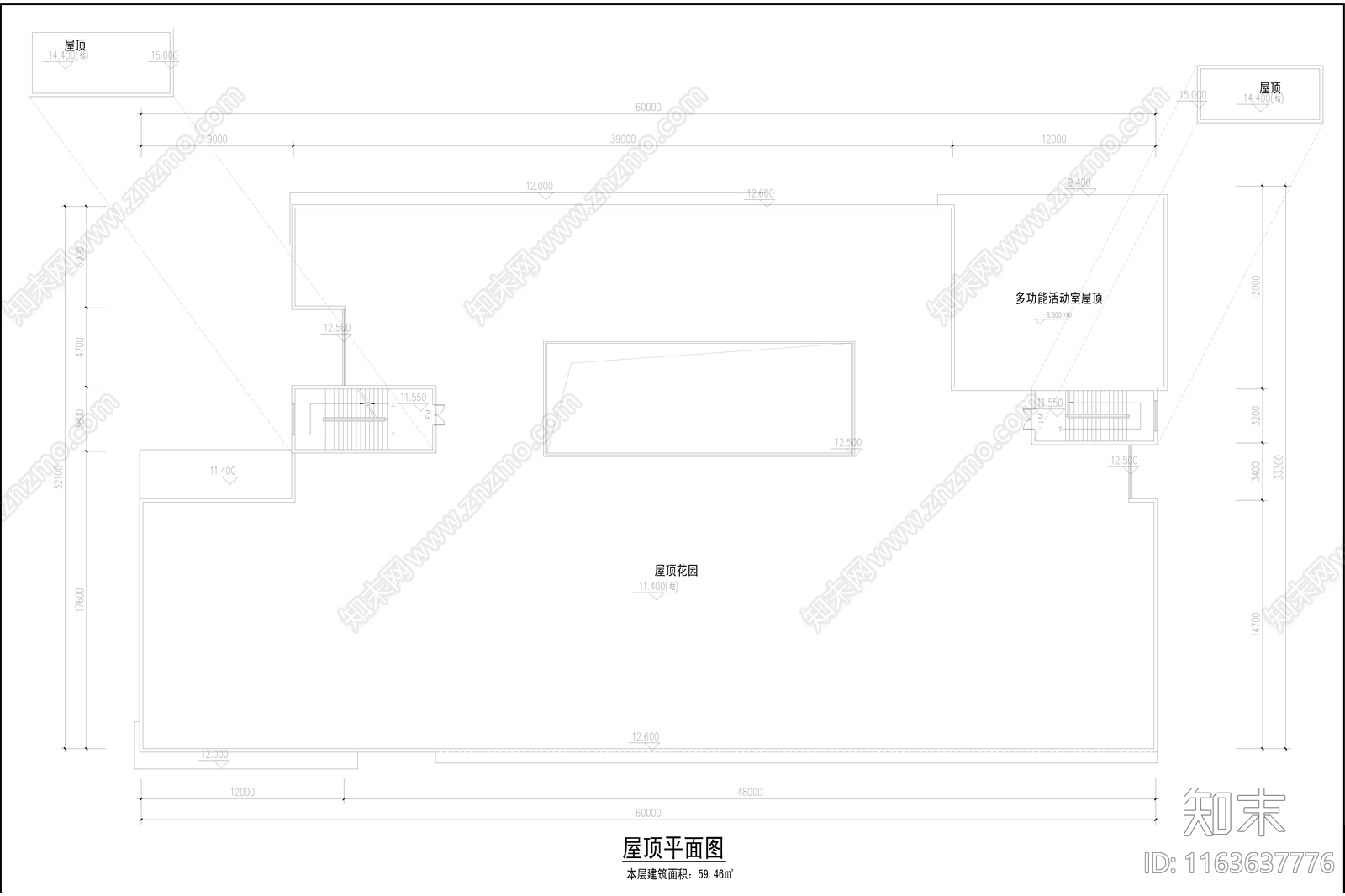 现代幼儿园建筑cad施工图下载【ID:1163637776】