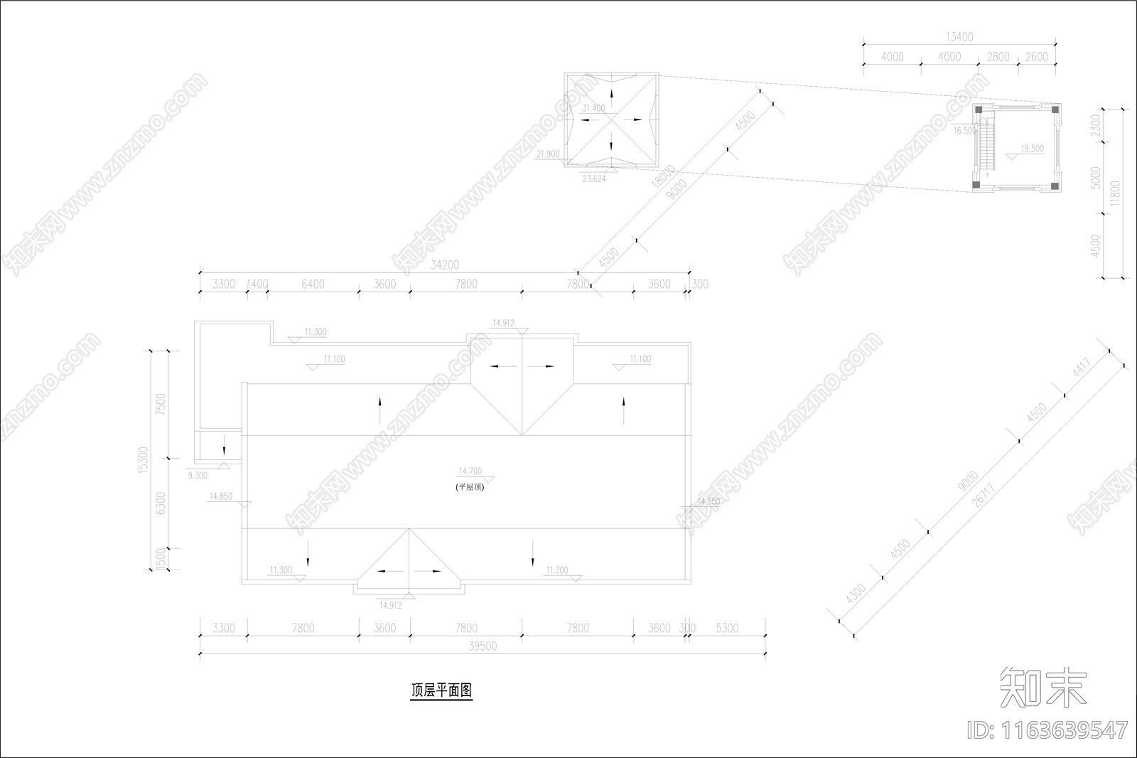 欧式幼儿园建筑cad施工图下载【ID:1163639547】