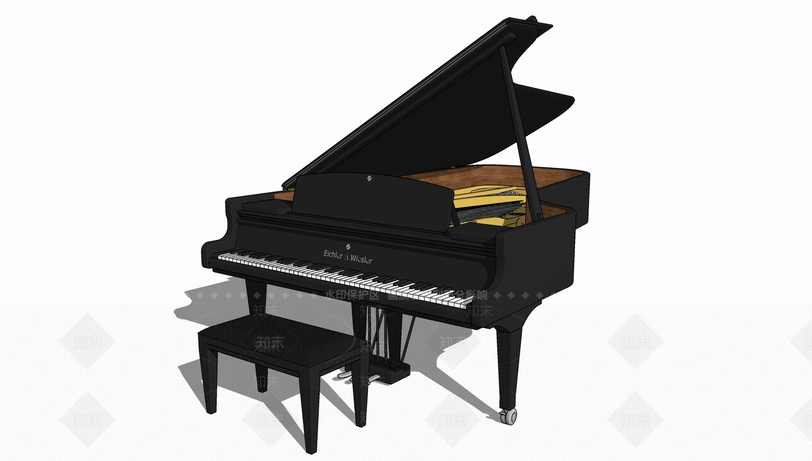 乐器SU模型下载【ID:1163662259】