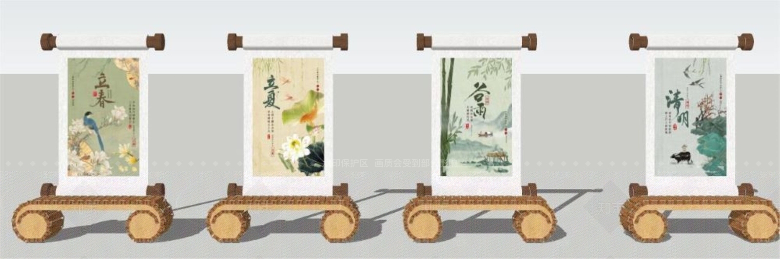 景观座椅SU模型下载【ID:1163665899】