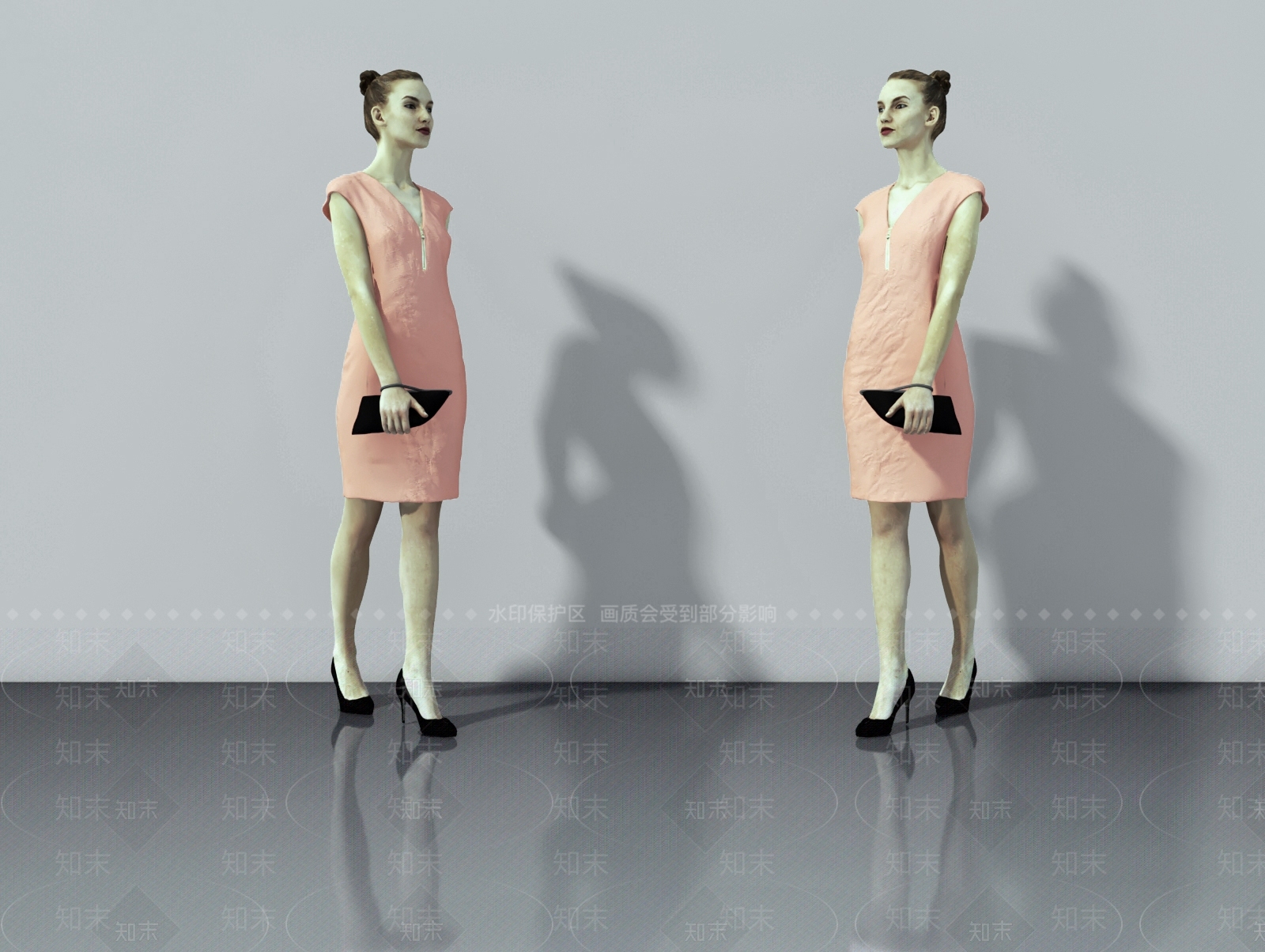 女人3D模型下载【ID:1163667070】