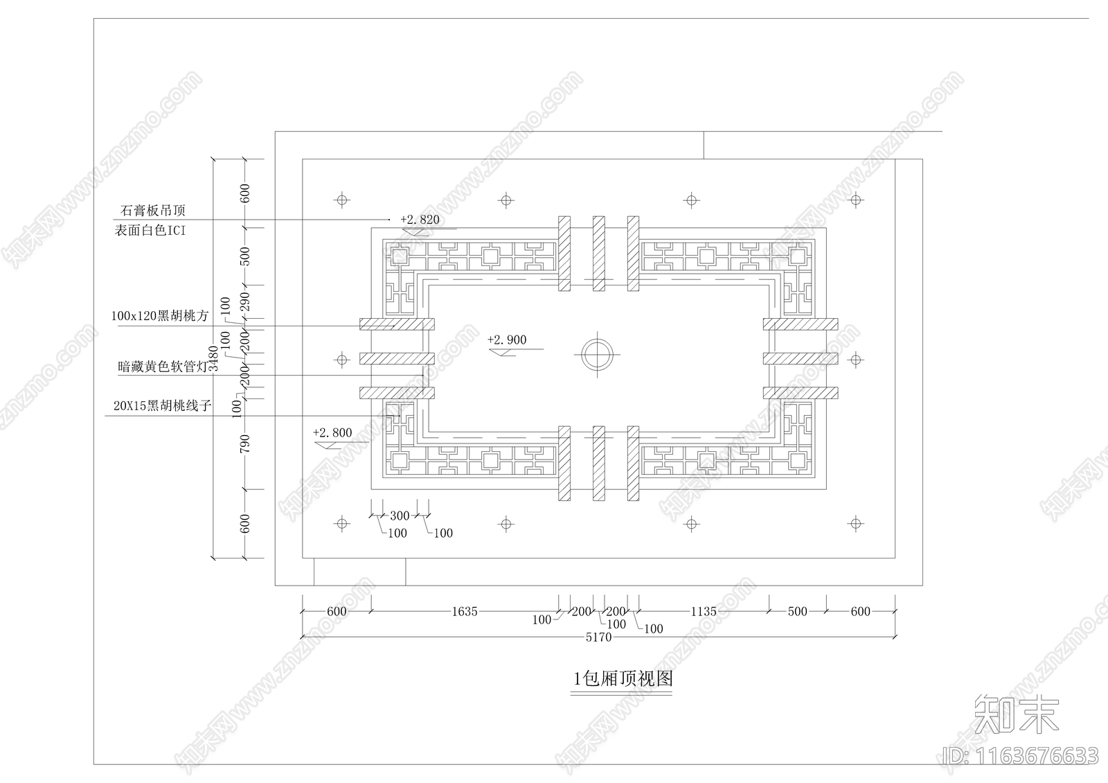 现代KTVcad施工图下载【ID:1163676633】