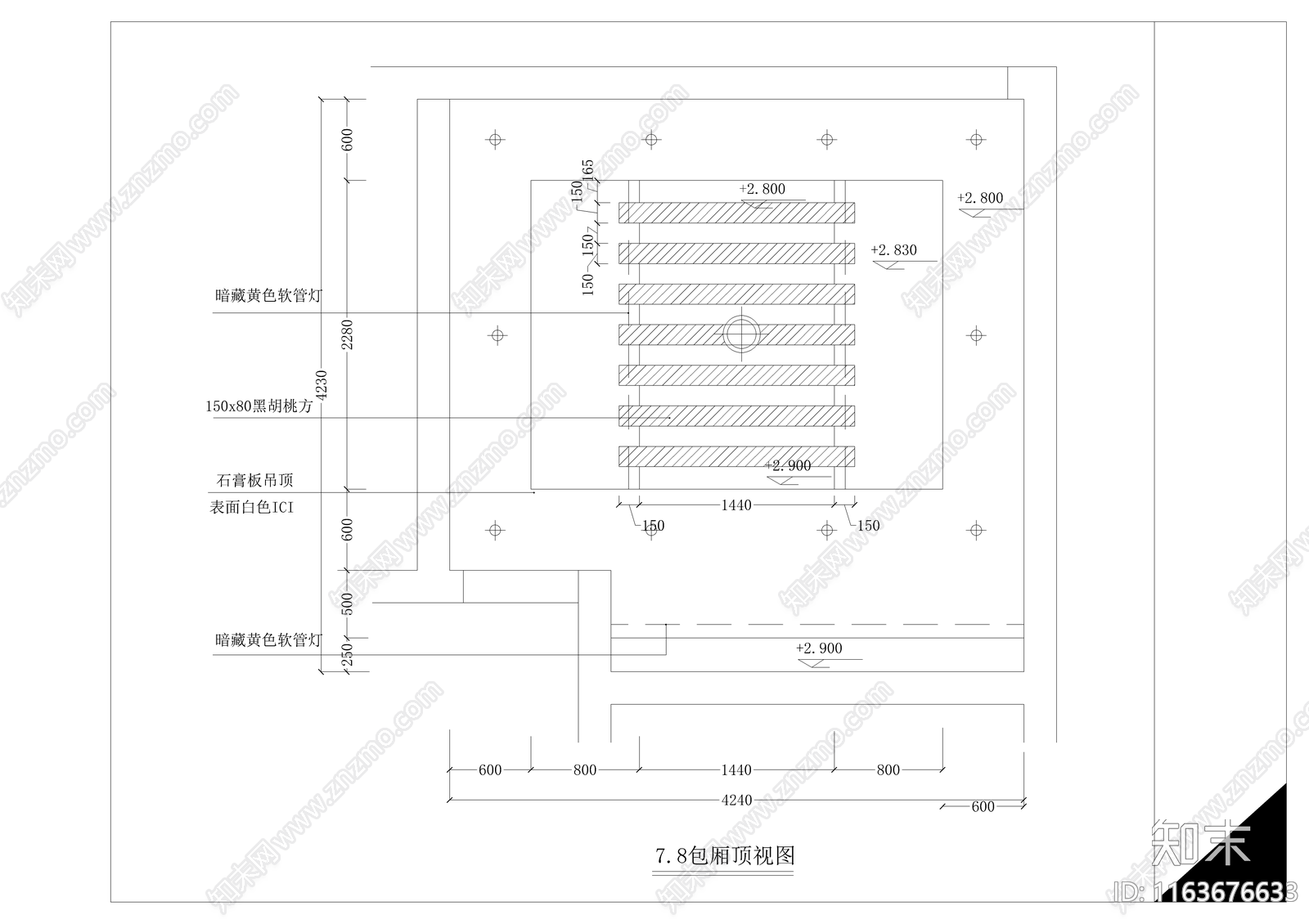 现代KTVcad施工图下载【ID:1163676633】