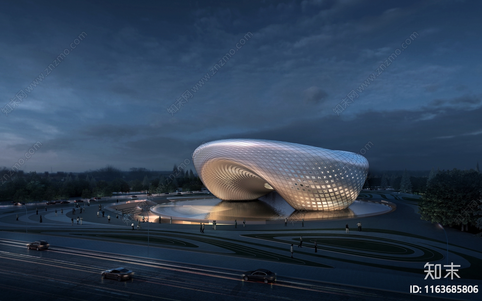 现代其他公共建筑cad施工图下载【ID:1163685806】